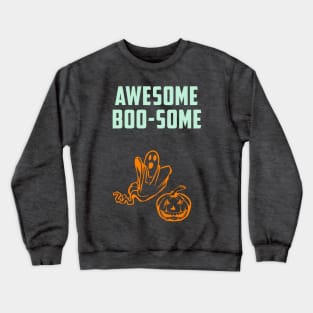 Awesome Boo Some Twosome Halloween Crewneck Sweatshirt